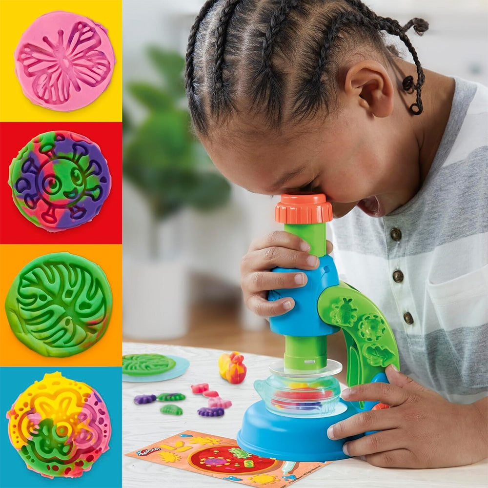 Hasbro Play-Doh Light And Look Microscope Playset 