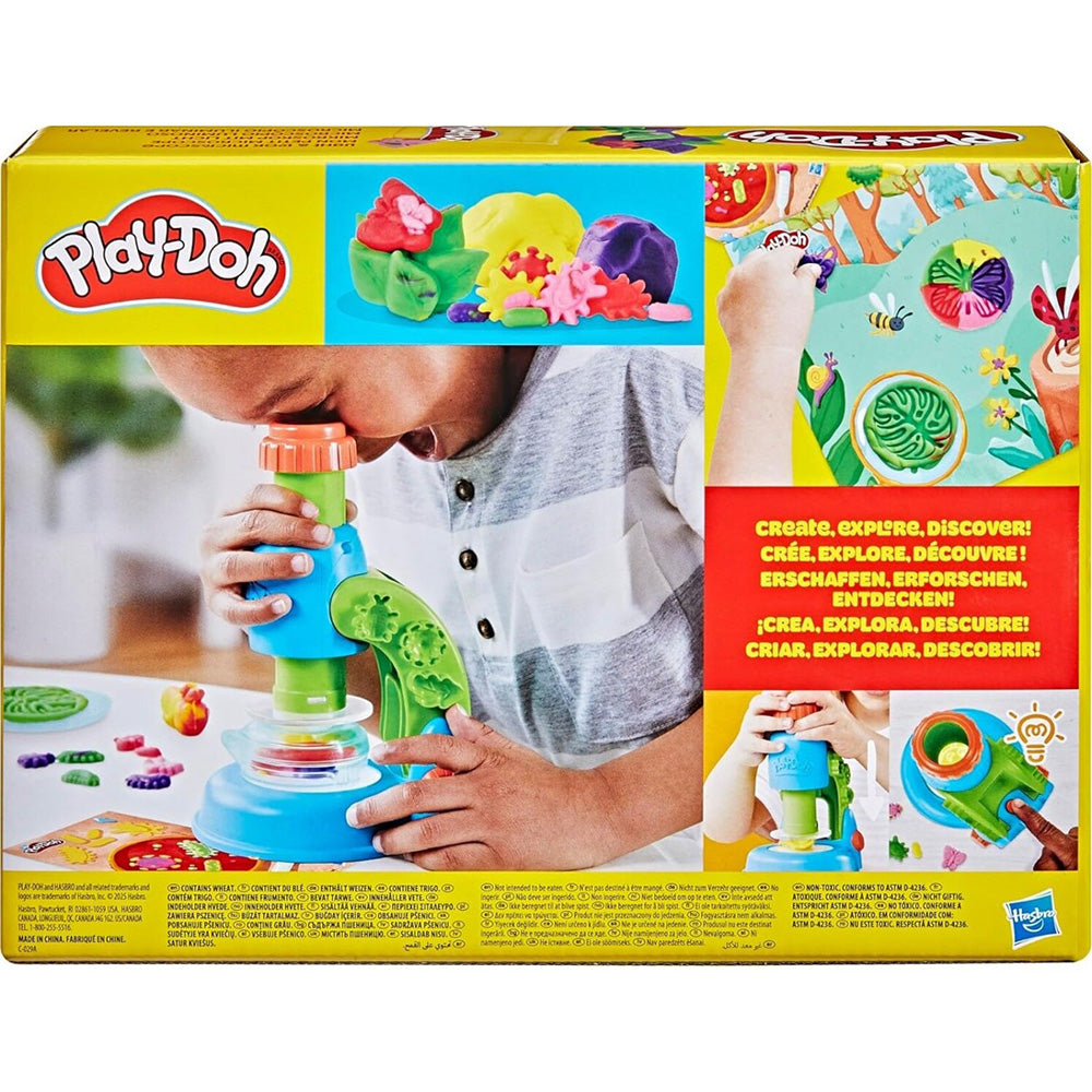 Hasbro Play-Doh Light And Look Microscope Playset 