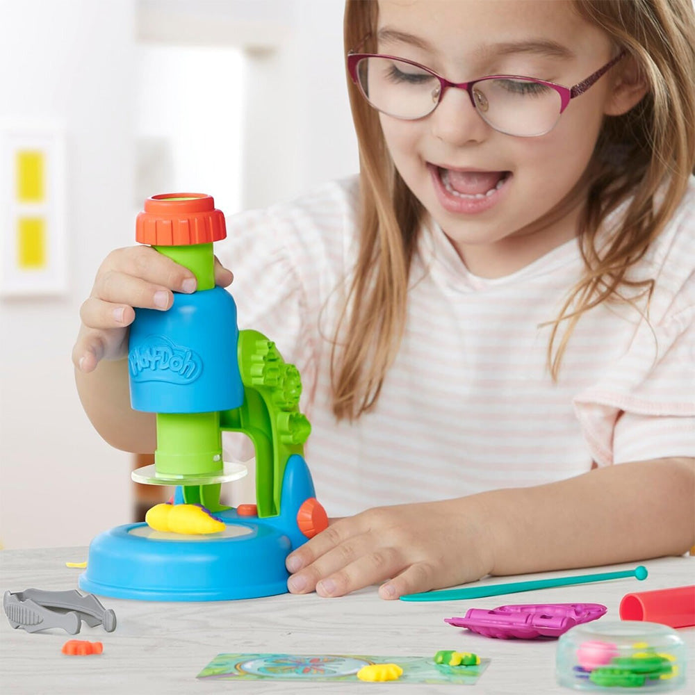 Hasbro Play-Doh Light And Look Microscope Playset 