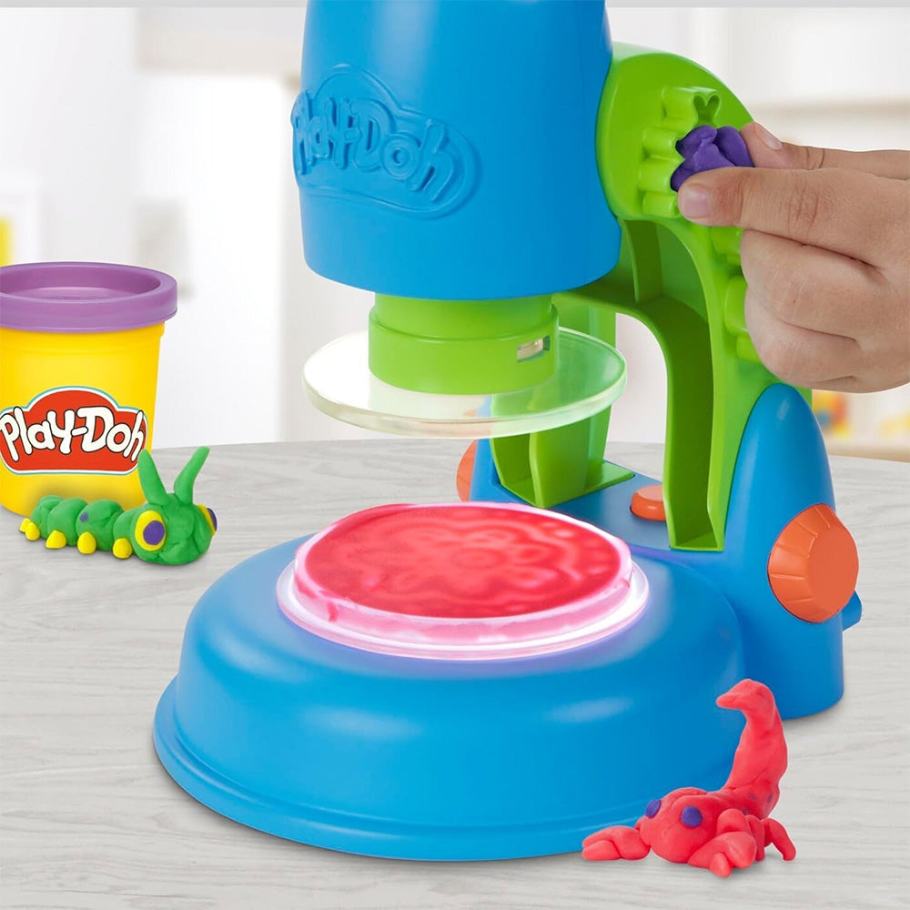 Hasbro Play-Doh Light And Look Microscope Playset 
