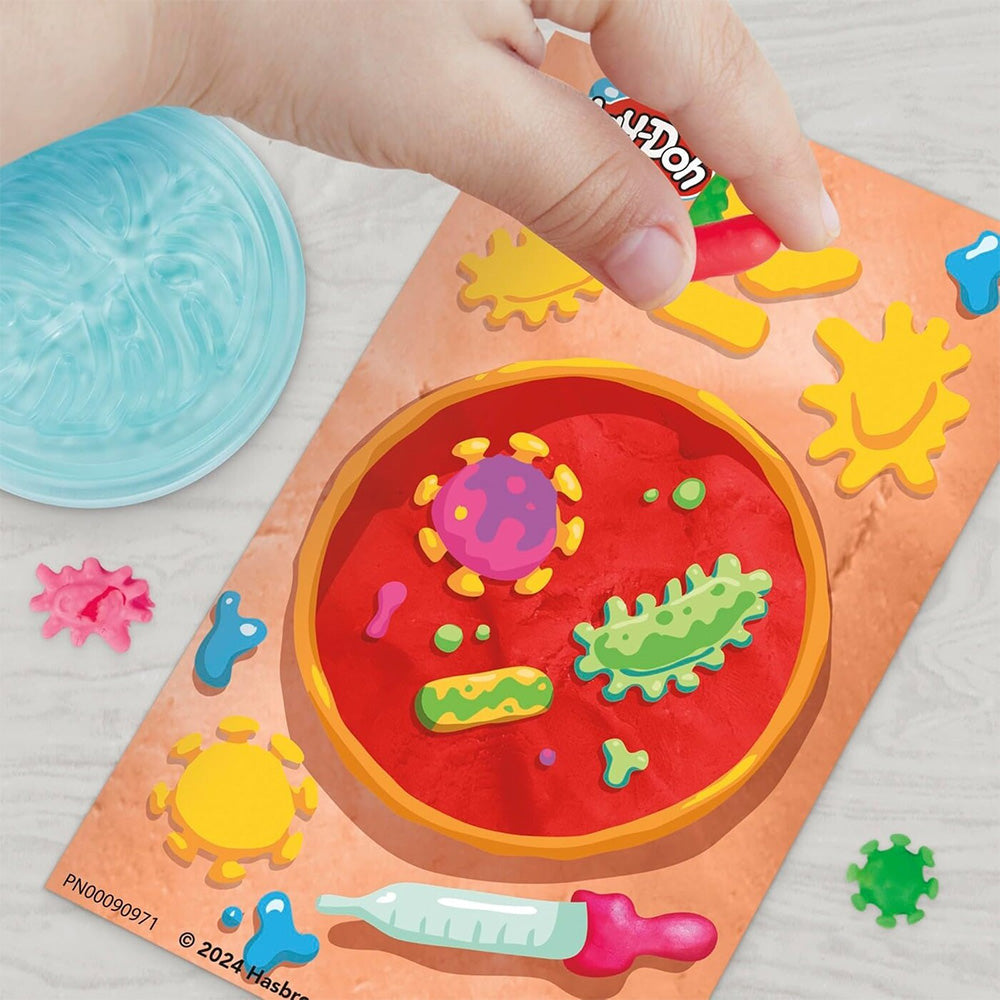 Hasbro Play-Doh Light And Look Microscope Playset 