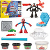 Hasbro Play-Doh Marvel Spiderman Launch And Suce Battle Με 2 Φιγούρες Δράσης 