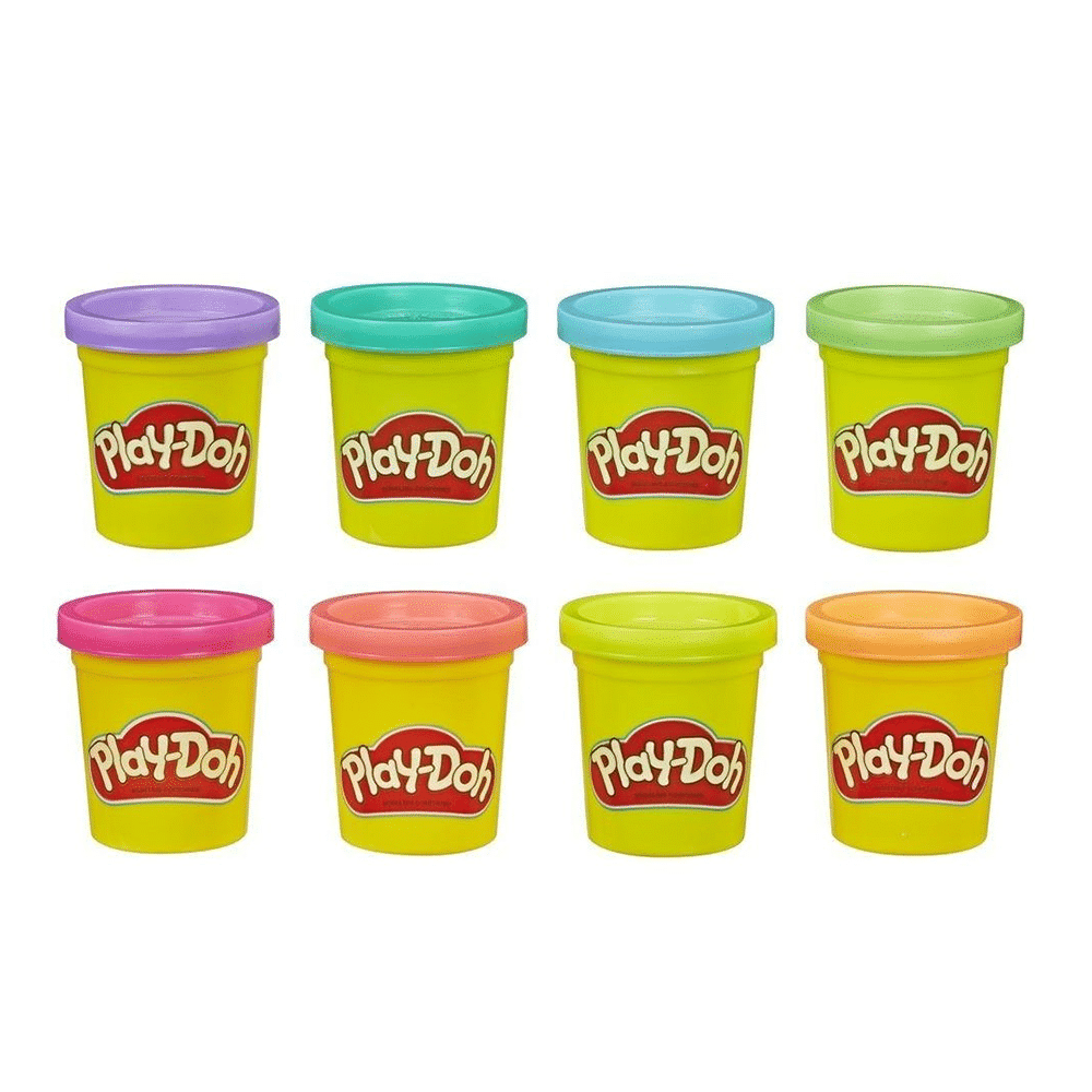 HasbroPlay Doh Πλαστελίνες Neon 8 Χρώματαpapell.gr