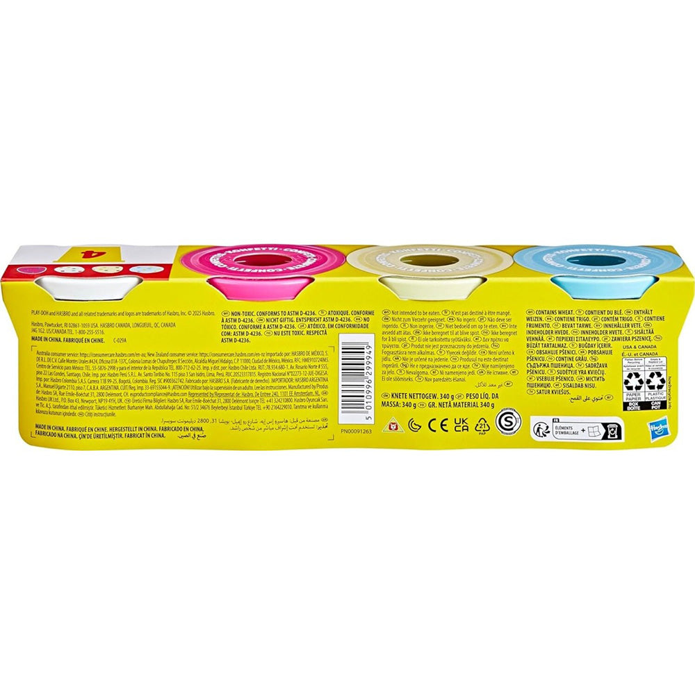 Hasbro Play-Doh Specialty 4 Confetti Compound 