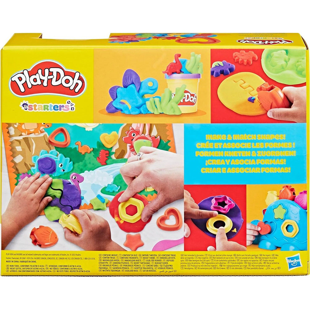 Hasbro Play-Doh Starters Shapes And Colors Dinosaur 