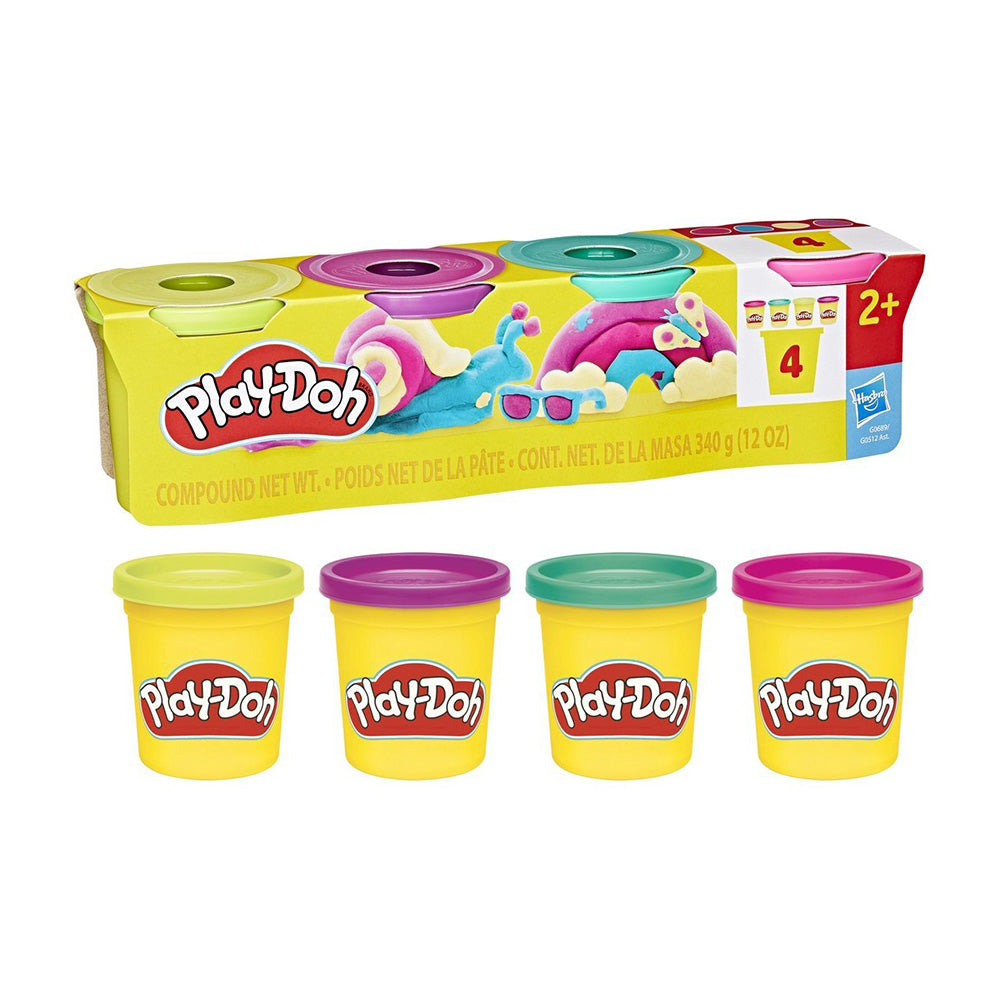 Hasbro Play-Doh Vibrant 4 Pack 