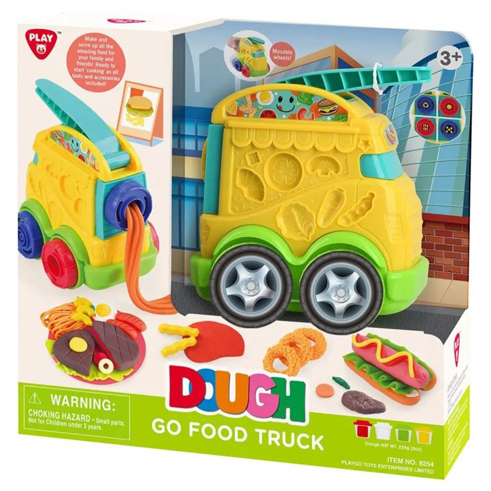 Playgo Dough Go Food Truck Πλαστοζυμαράκια