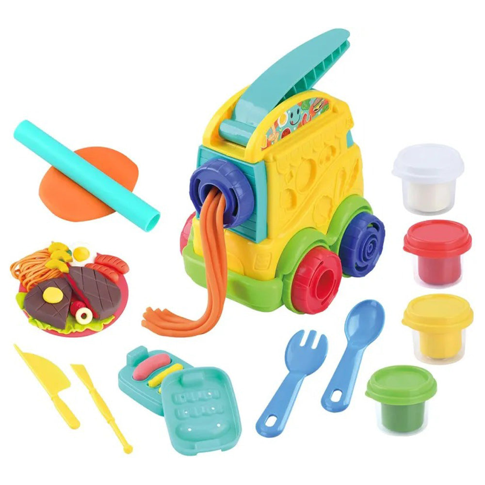 Playgo Dough Go Food Truck Πλαστοζυμαράκια