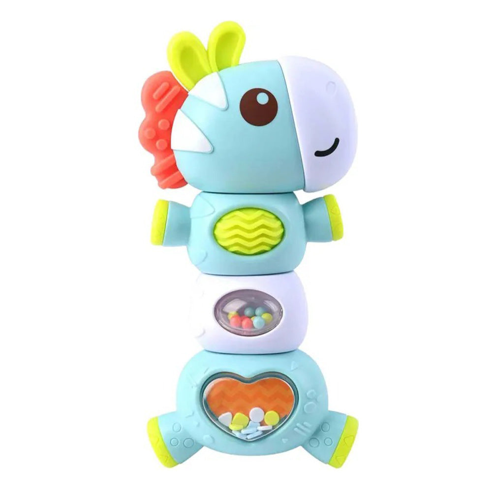 Playgo Κουδουνίστρα Rattle & Twist Ζέβρα
