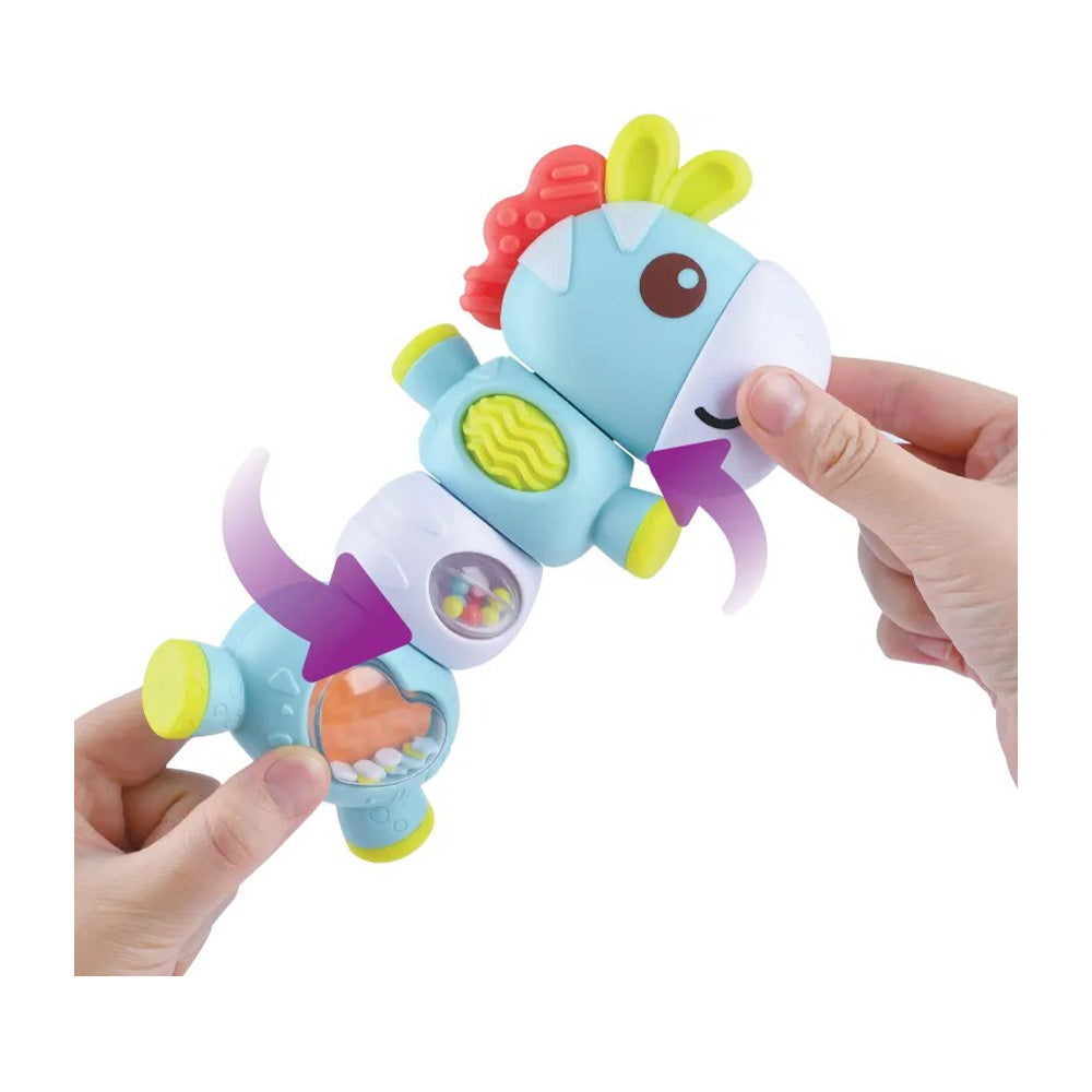 Playgo Κουδουνίστρα Rattle & Twist Ζέβρα