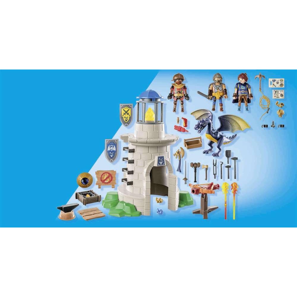 71483 Playmobil Novelmore Πύργος Ιπποτών Με Δράκο Και Σιδηρουργό