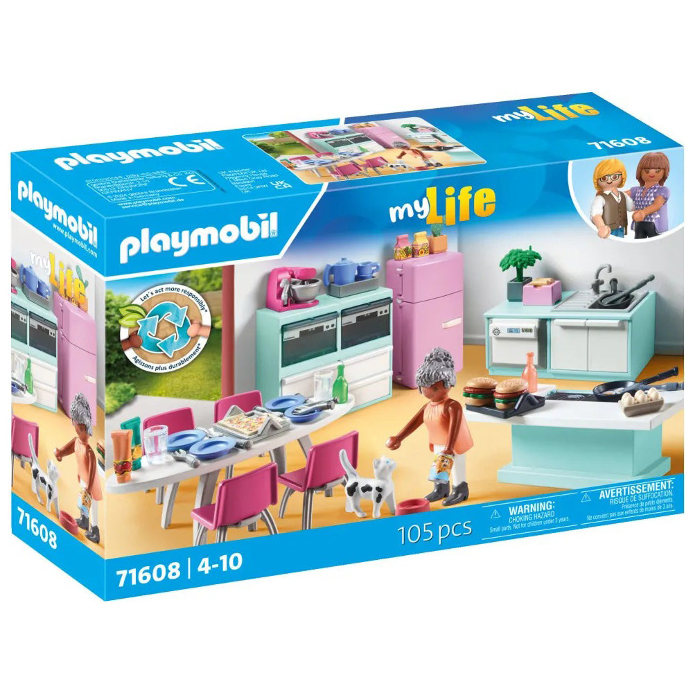 71608 Playmobil My Life Μοντέρνα Κουζίνα με Τραπεζαρία