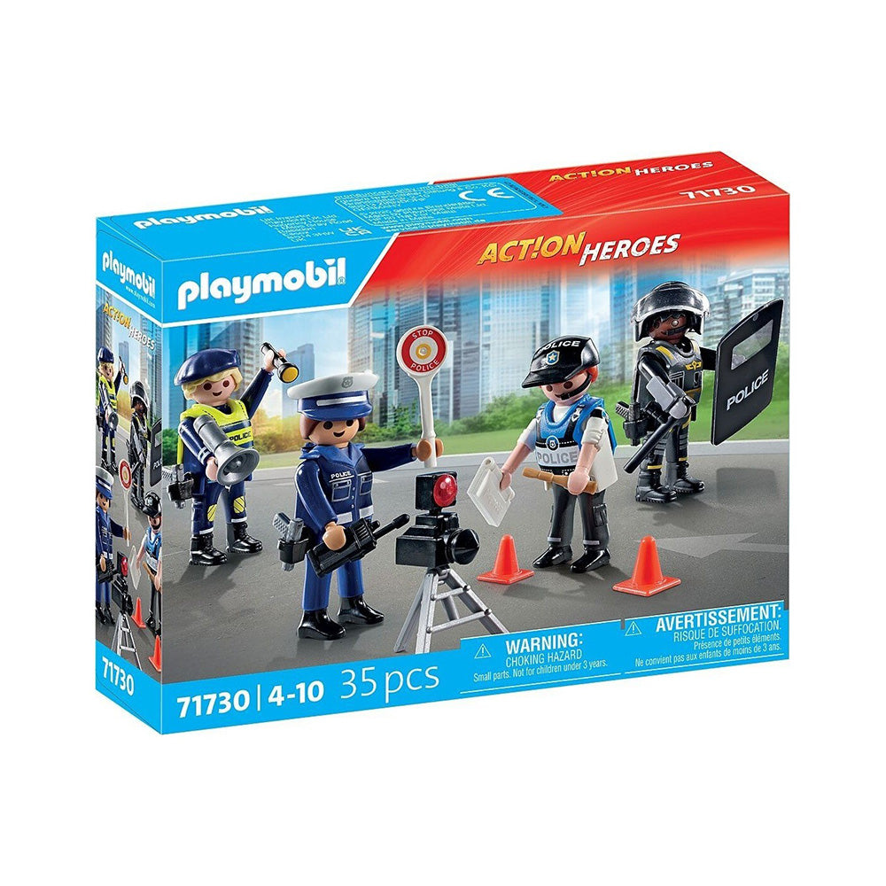 71730 Playmobil Action Heroes Σετ Φιγούρες Αστυνομίας 