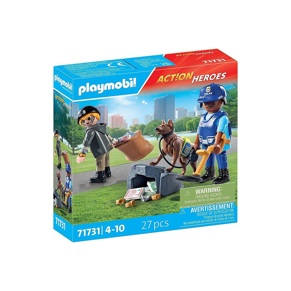 71731 Playmobil Action Heroes Αστυνομική Έρευνα Κλοπιμαίων 