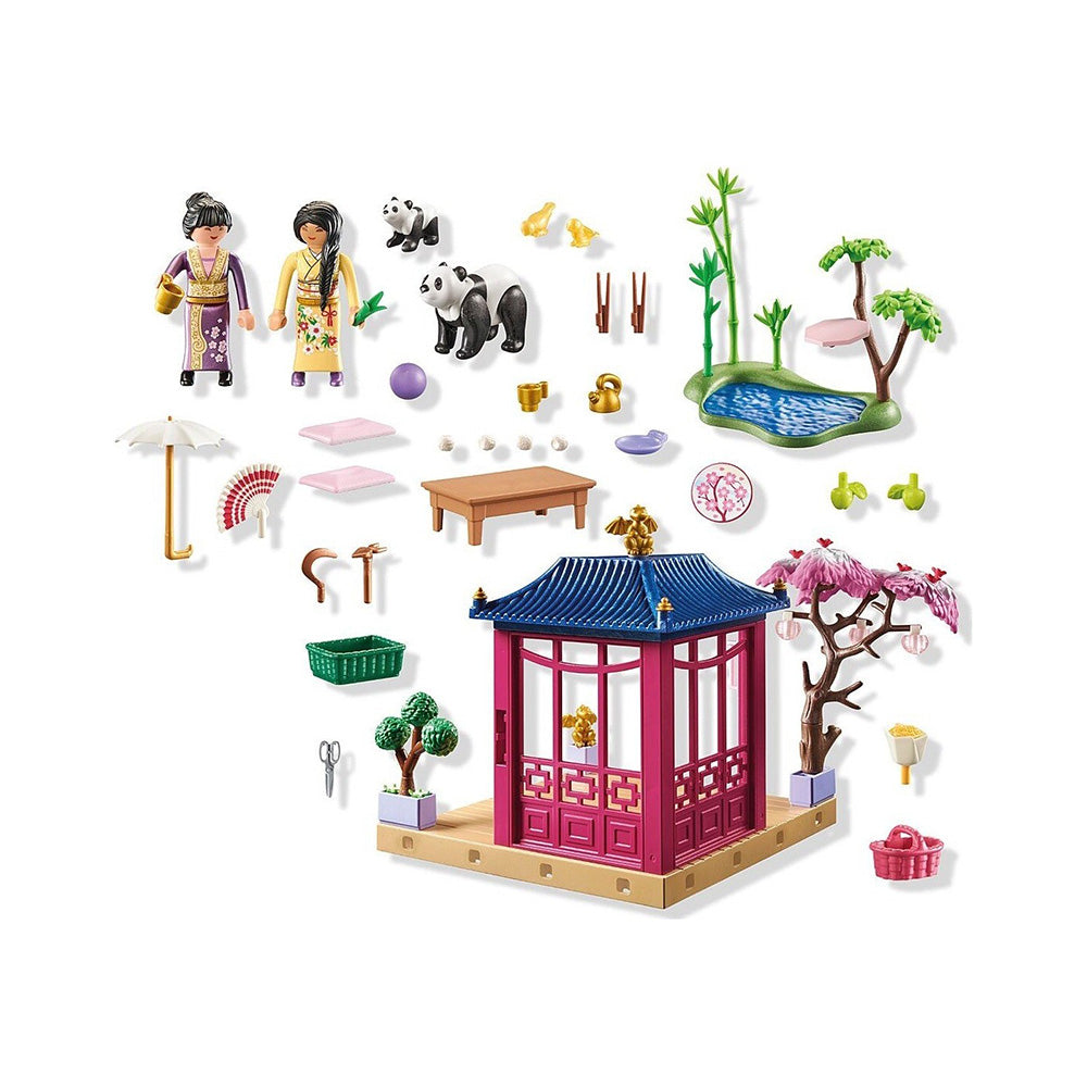 71762 Playmobil Ασιατικός Κήπος Με Κιόσκι & Πάντα 