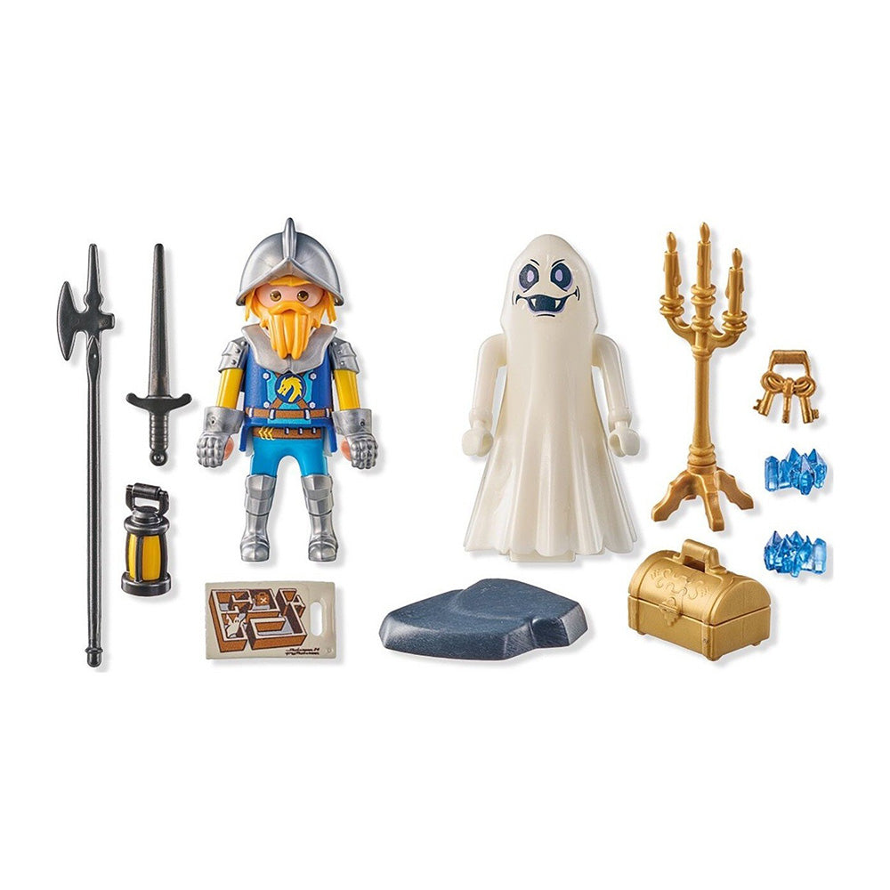 71797 Playmobil Starter Pack Φάντασμα Και Ιππότης Novelmore 