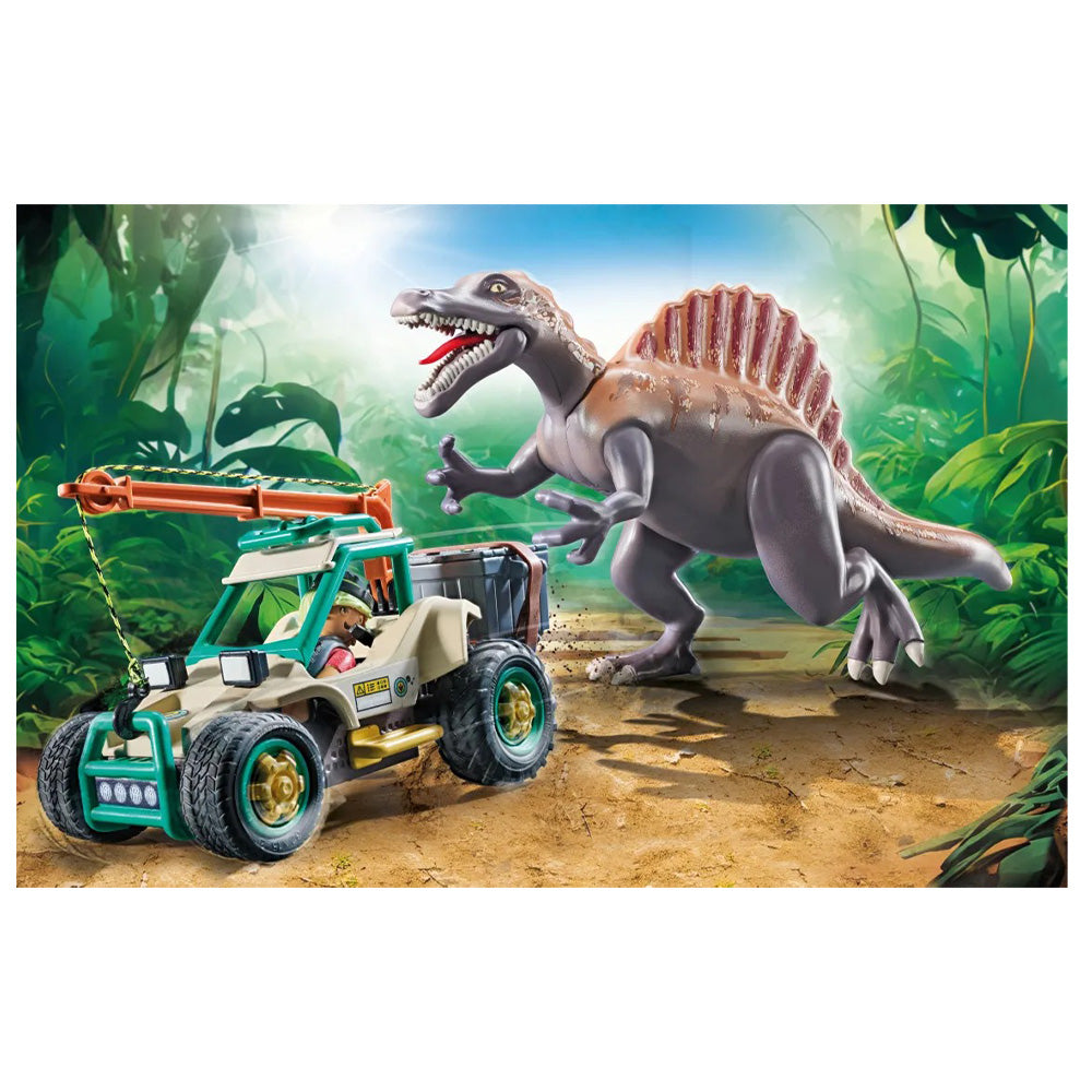 71820 Playmobil Dinos Επίθεση Σπινόσαυρου Στο Εξερευνητικό Όχημα