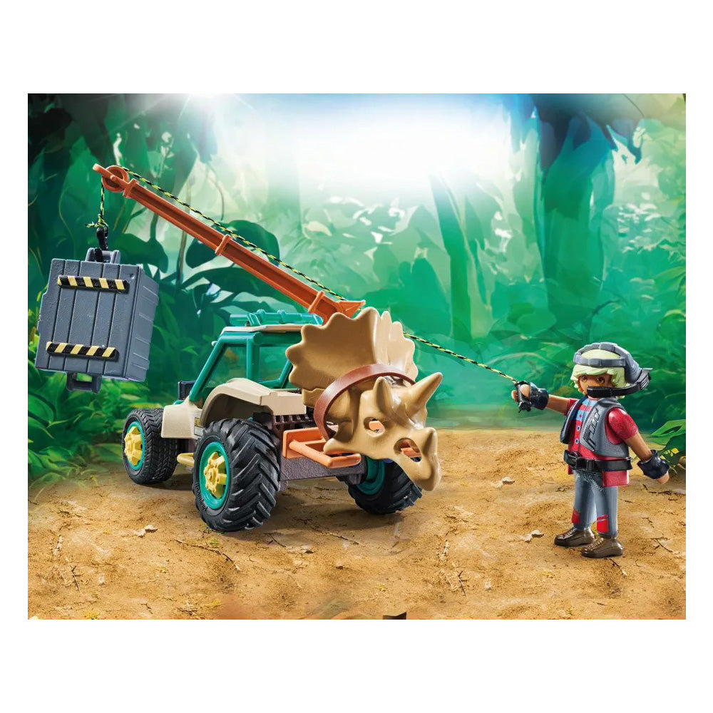 71820 Playmobil Dinos Επίθεση Σπινόσαυρου Στο Εξερευνητικό Όχημα