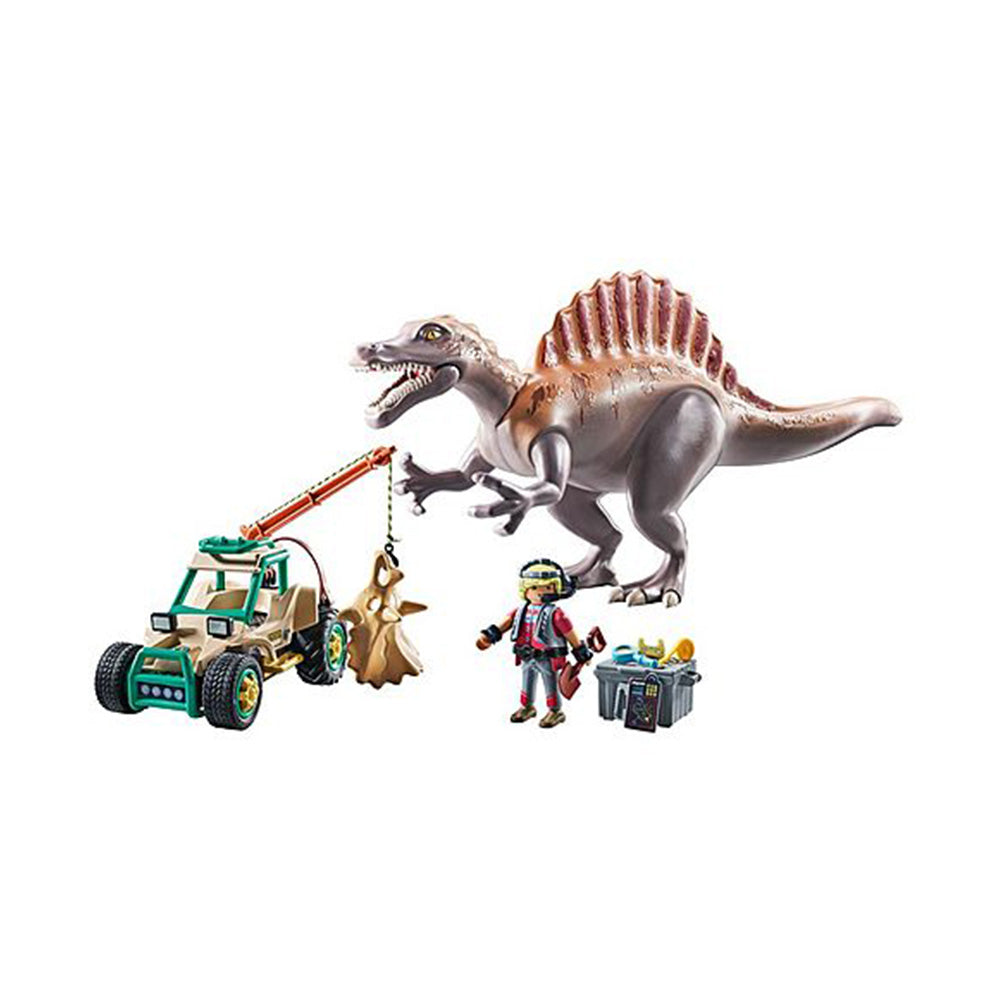 71820 Playmobil Dinos Επίθεση Σπινόσαυρου Στο Εξερευνητικό Όχημα