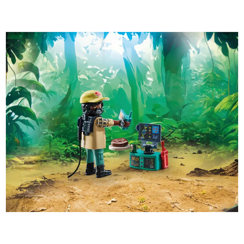 71821 Playmobil Dinos Τρικεράτοπες και Εξερευνητής
