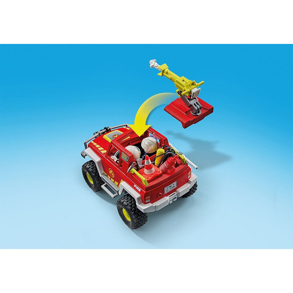 71824 Playmobil Action Heroes Πυροσβεστικό Όχημα 4x4 