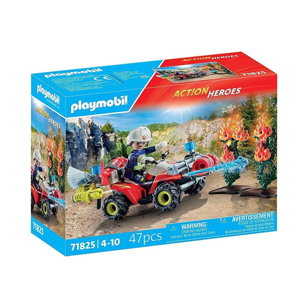 71825 Playmobil Action Heroes Πυροσβέστης Με Γουρούνα 
