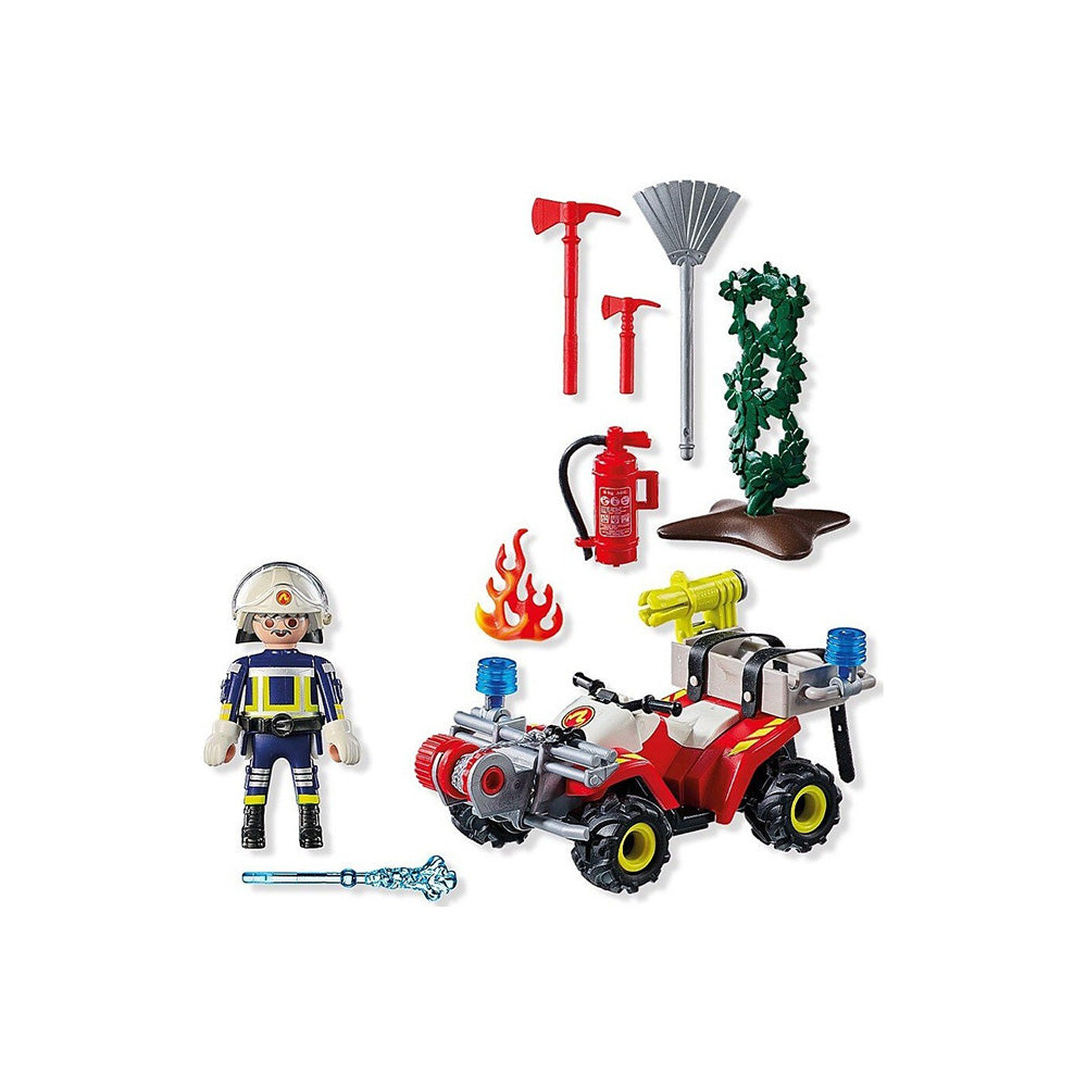 71825 Playmobil Action Heroes Πυροσβέστης Με Γουρούνα 