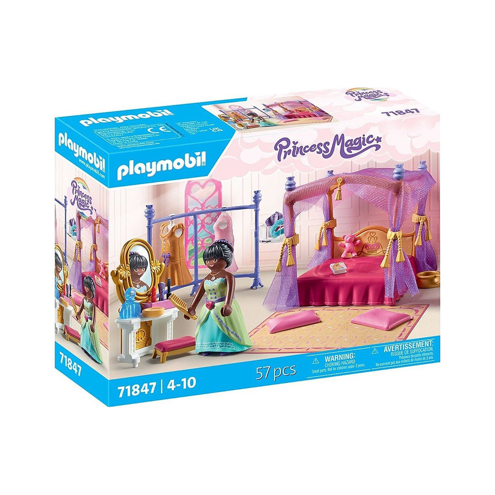 71847 Playmobil Princess Magic Βασιλικό Υπνοδωμάτιο Με Βεστιάριο 