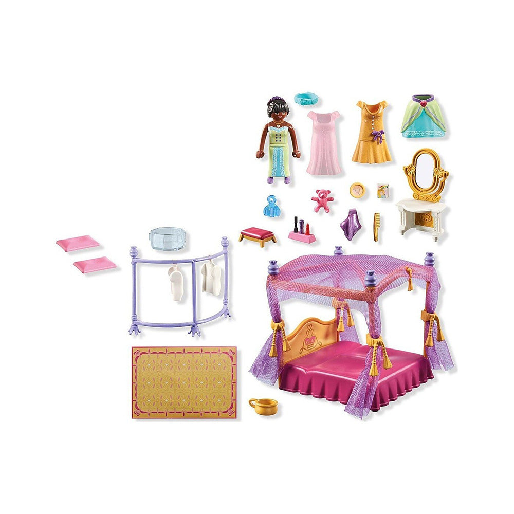 71847 Playmobil Princess Magic Βασιλικό Υπνοδωμάτιο Με Βεστιάριο 