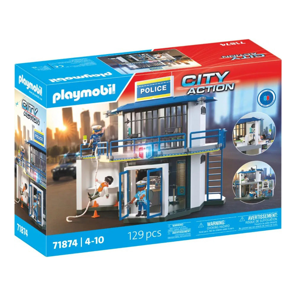 71874 Playmobil City Action Αστυνομικό Τμήμα με Δωμάτιο Ερευνών
