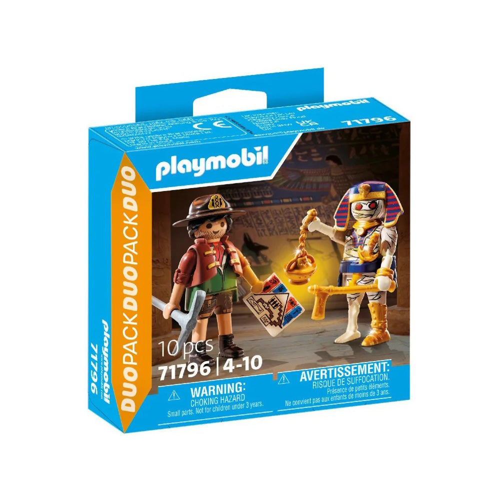 71796 Playmobil Duo Pack Κυνηγός Θησαυρού & Μούμια 