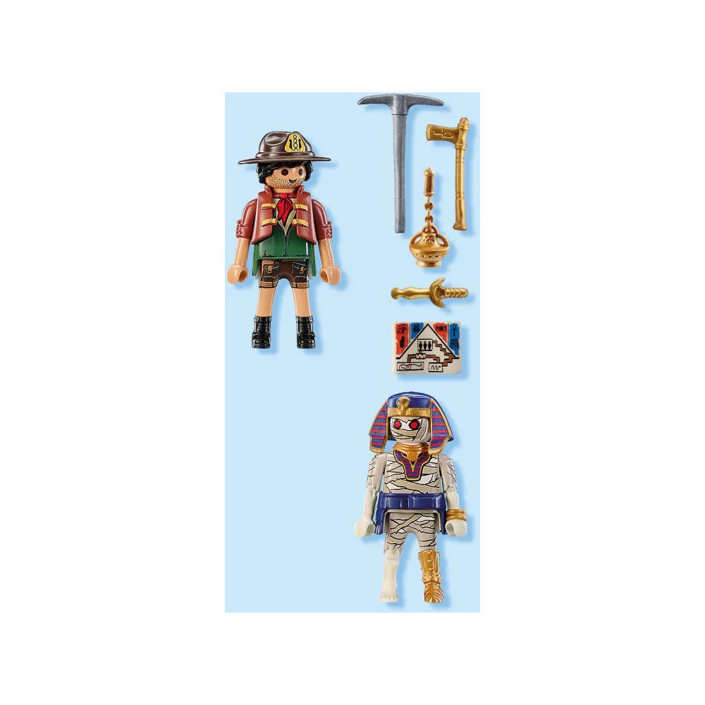 71796 Playmobil Duo Pack Κυνηγός Θησαυρού & Μούμια 