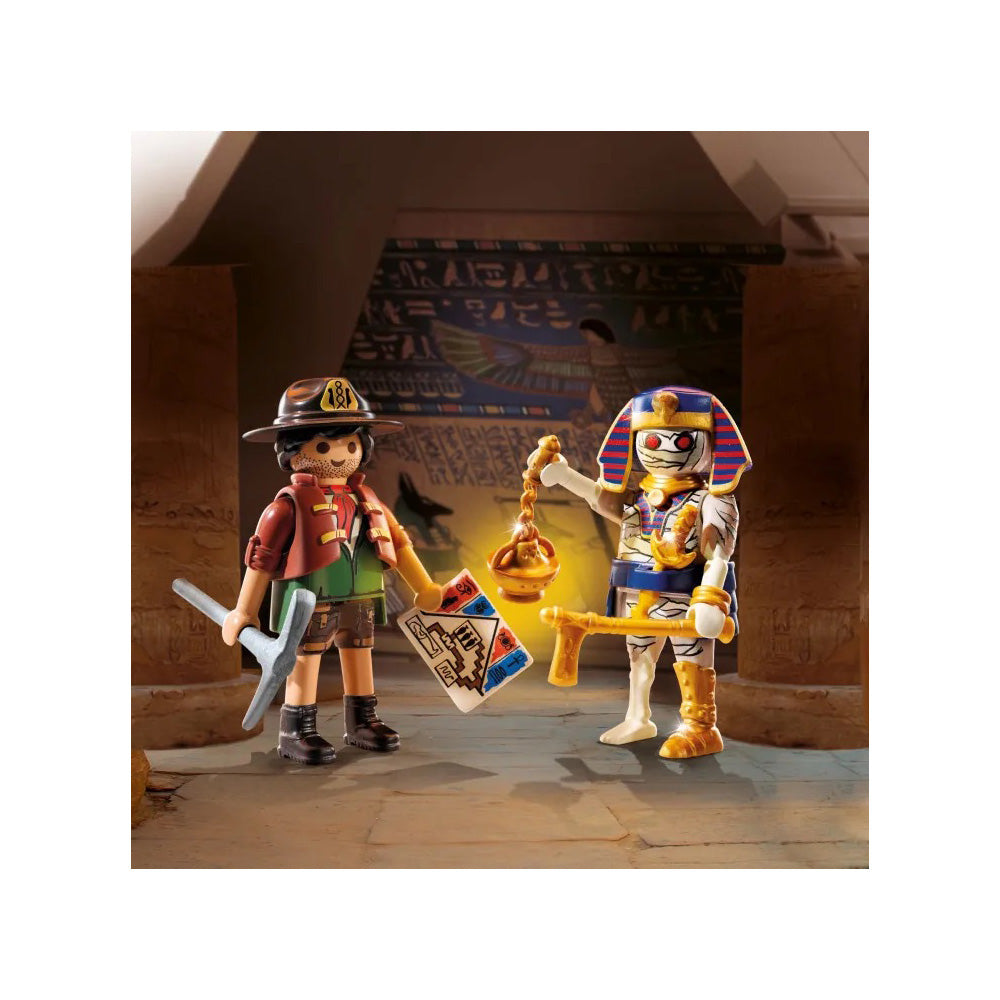 71796 Playmobil Duo Pack Κυνηγός Θησαυρού & Μούμια 