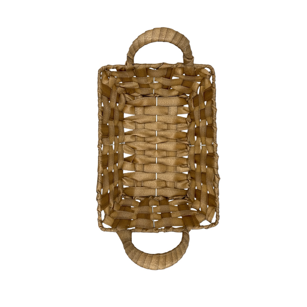 OEMΠλεκτό Καλαθάκι Καφέ 28χ19χ13 εκpapell.gr