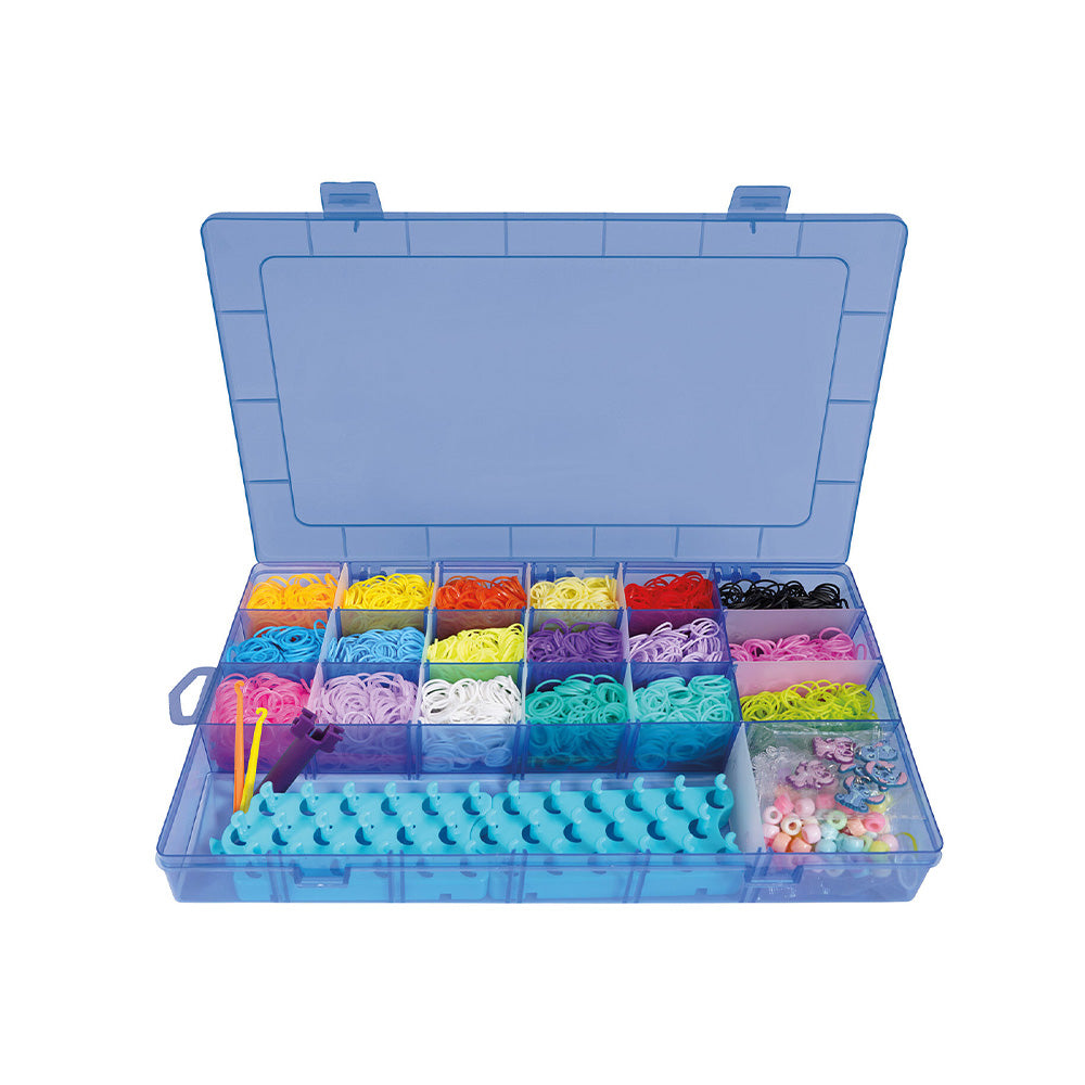 Plexi Flexi Disney Stitch Μεγάλη Θήκη Με 4500 Λαστιχάκια & 100 Αξεσουάρ Για 5+