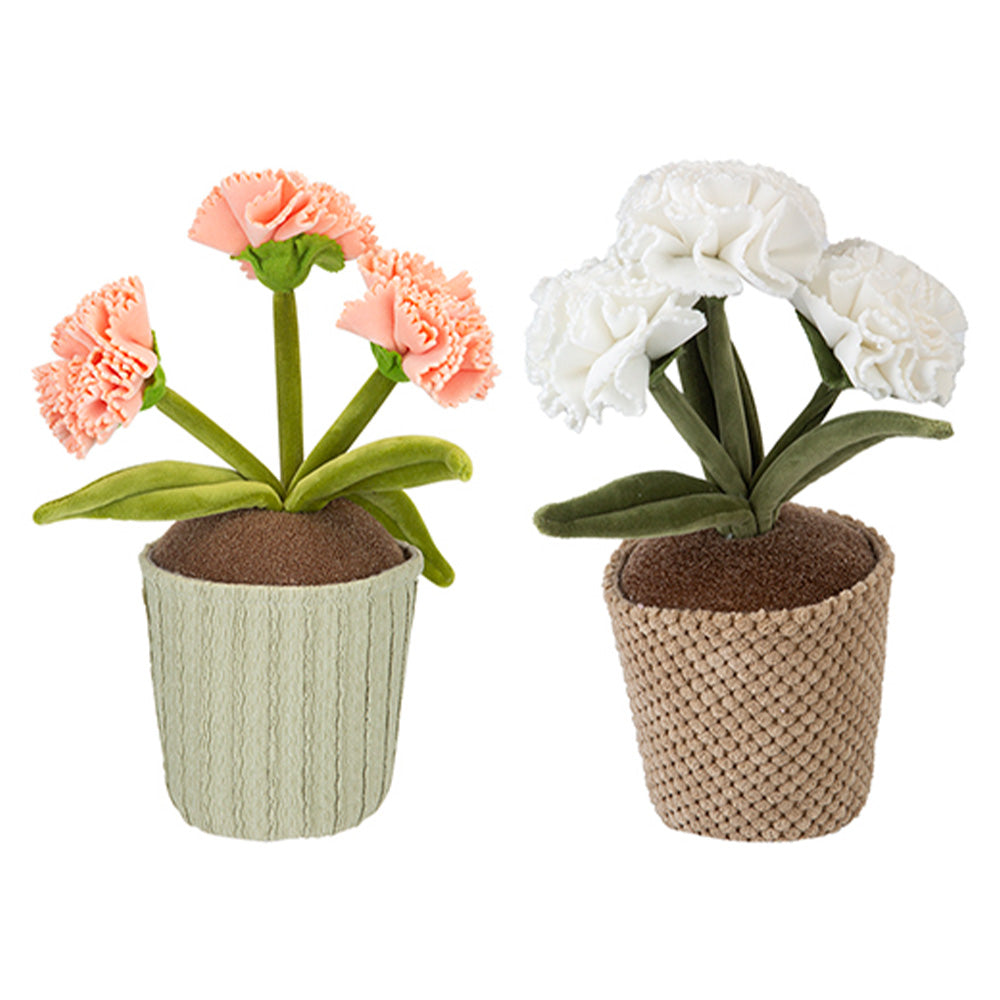 PmsPms Λούτρινο Γαρύφαλο Διπλό Με Γλάστρα 33 Εκpapell.gr