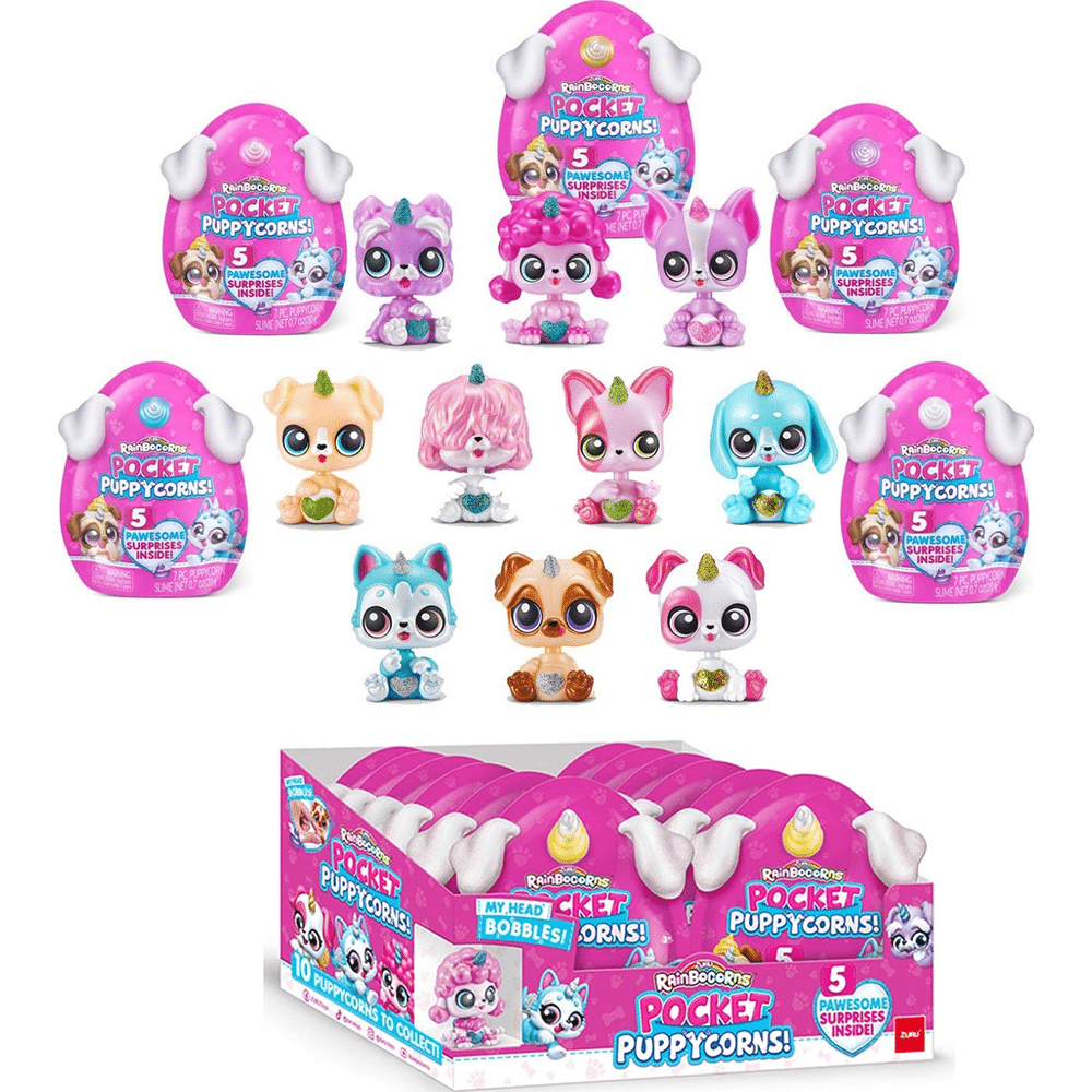 ZuruZuru Pocket Puppycorn Rainbocorns Φιγούρα Έκπληξη Σε Αυγό 1 Τμχpapell.gr