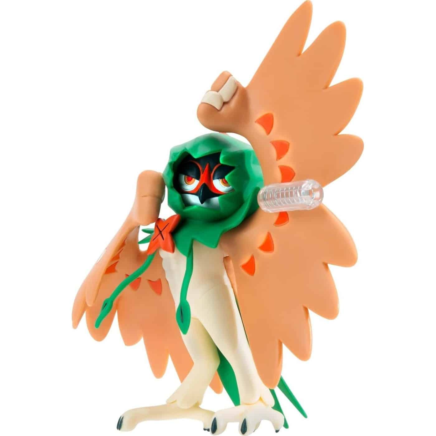 Jazwares Pokemon Feature 4.5-Inch Decidueye Battle Figure With Arrow Launcher