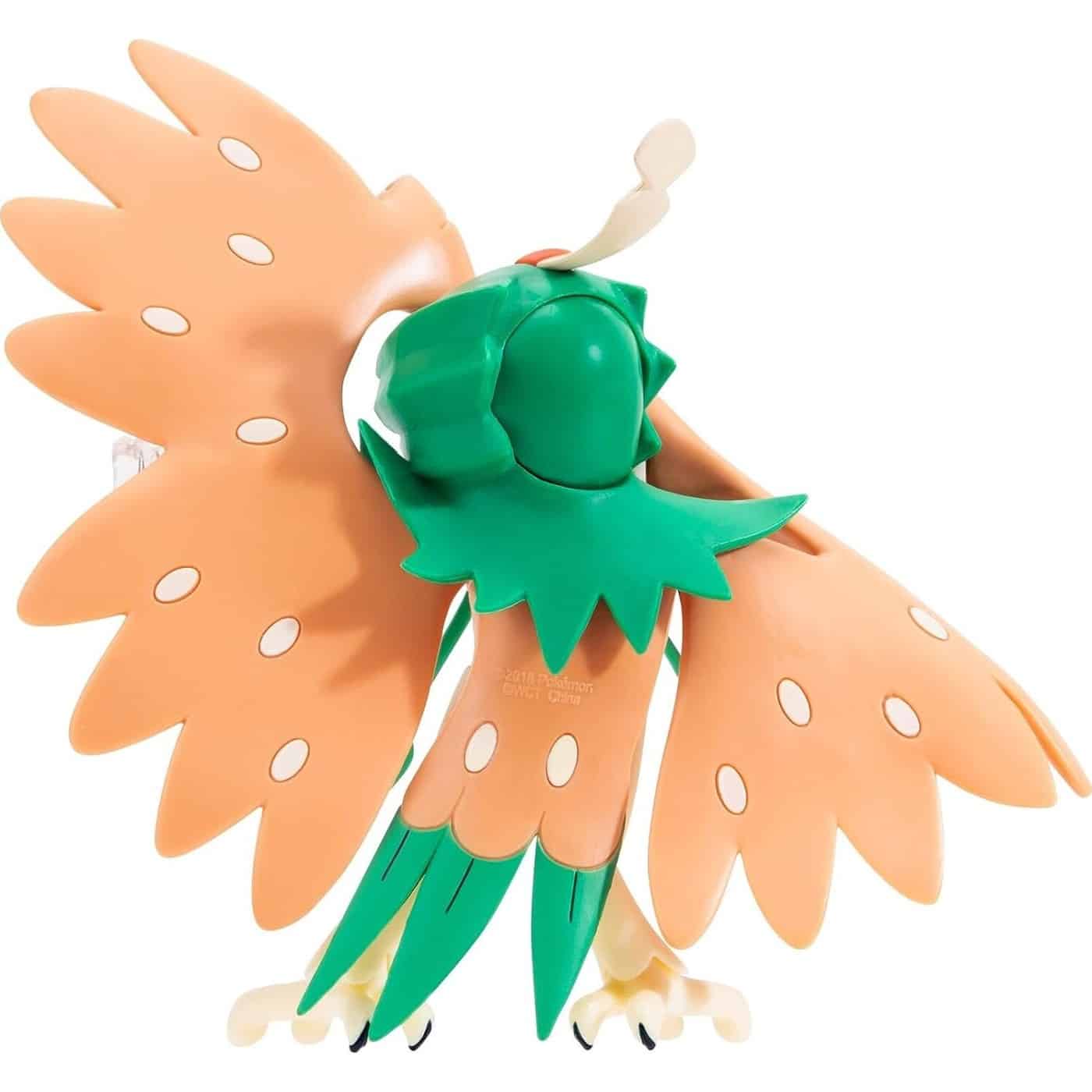 Jazwares Pokemon Feature 4.5-Inch Decidueye Battle Figure With Arrow Launcher