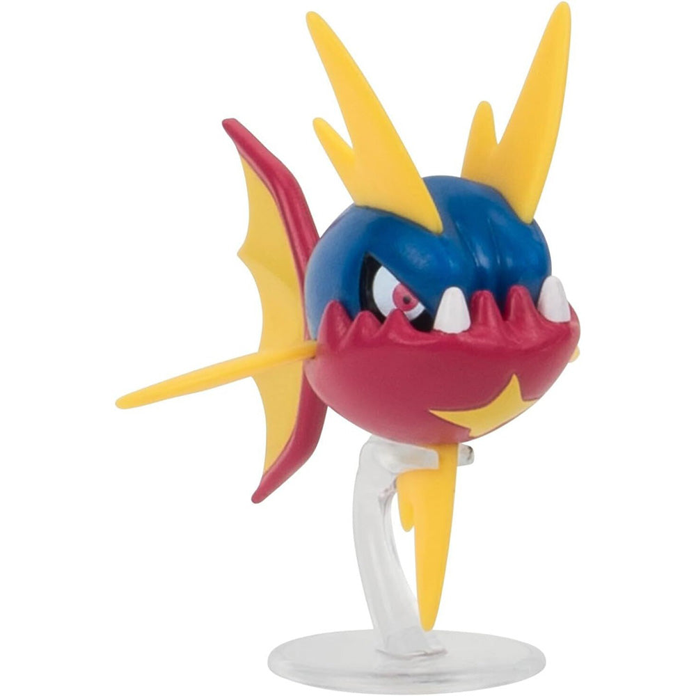 Jazwares Pokemon Παιχνίδι Μάχης 1τμχ W5 Carvanha With Stand With Lure Ball