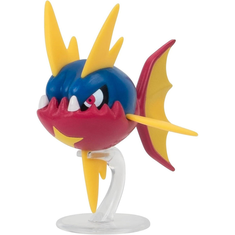 Jazwares Pokemon Παιχνίδι Μάχης 1τμχ W5 Carvanha With Stand With Lure Ball
