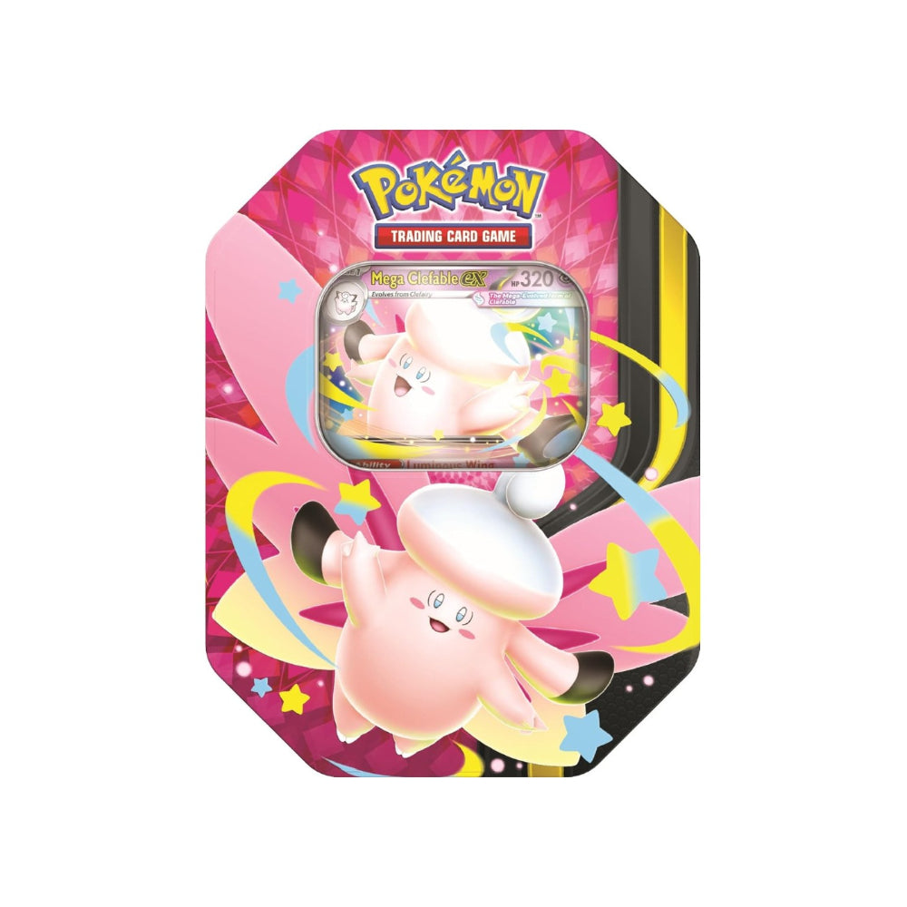 Κάρτες Pokemon TCG Mega Moonlit Tin σε 2 Σχέδια - 1 Τμχ