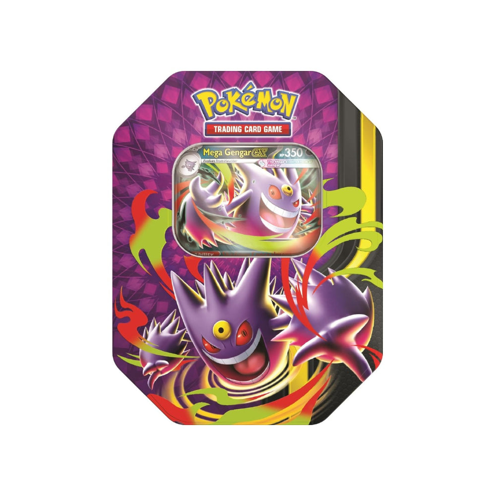 Κάρτες Pokemon TCG Mega Moonlit Tin σε 2 Σχέδια - 1 Τμχ