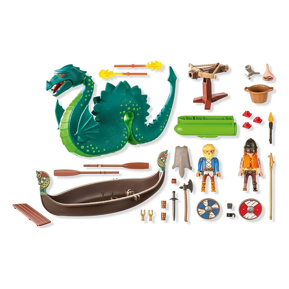 71830 Playmobil Πολεμιστές Βίκινγκς Και Θαλάσσιο Τέρας 