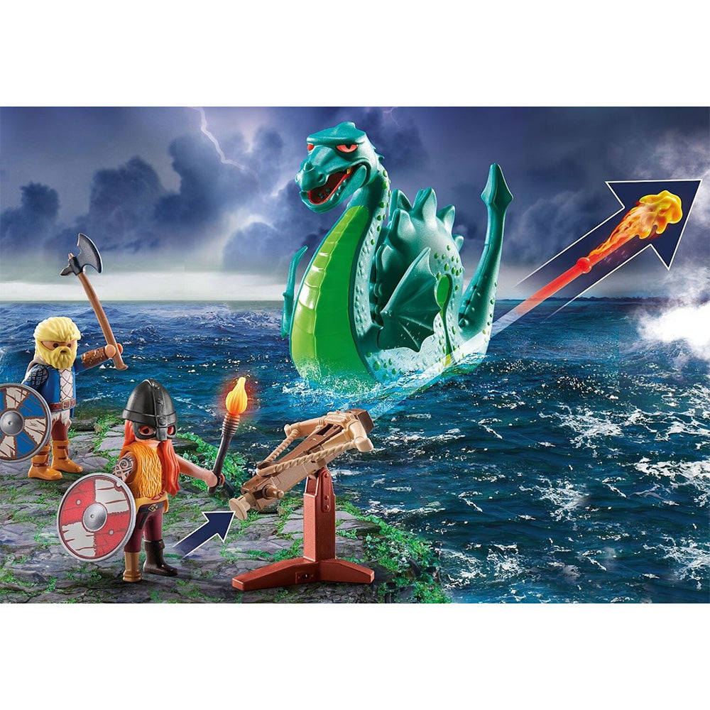 71830 Playmobil Πολεμιστές Βίκινγκς Και Θαλάσσιο Τέρας 