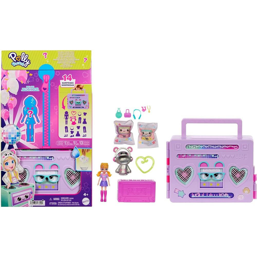 Polly Pocket Polly Disco Fashion Reveal Set