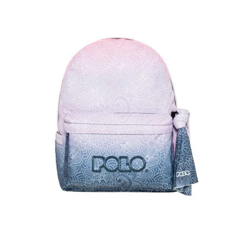 Polo Σακίδιο Πλάτης Double Scarf Gradient Ροζ/Μπλε