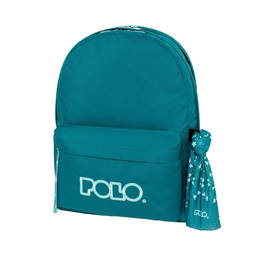 Polo Σακίδιο Πλάτης Original Double Scarf - Πετρόλ/Γαλάζιο