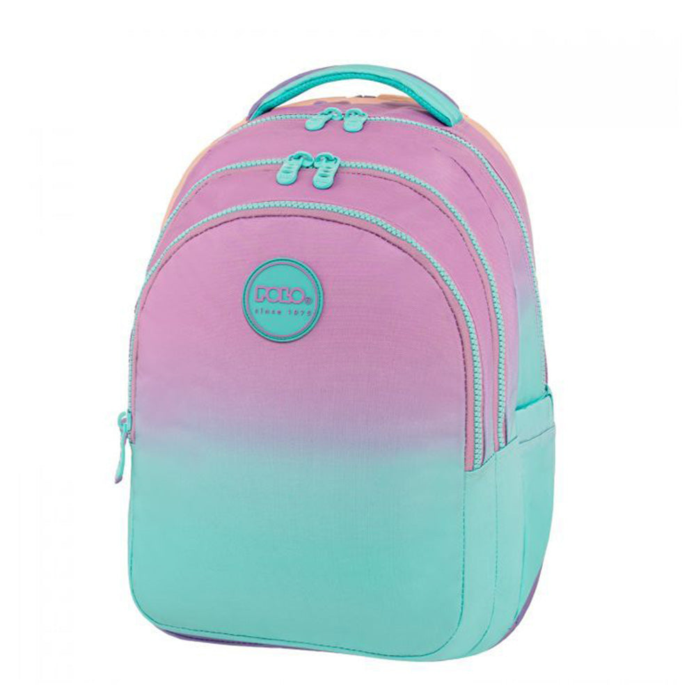 Polo Σακίδιο Πλάτης Focus Aqua/Pink