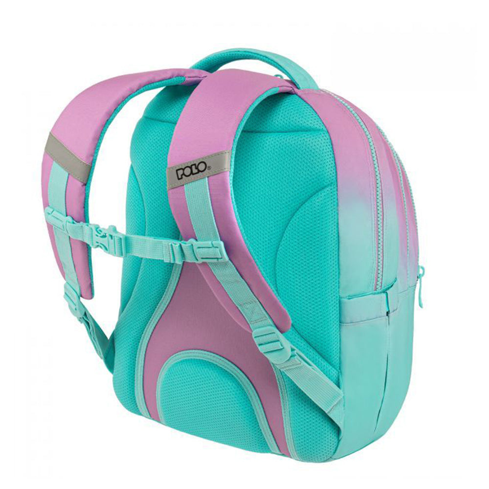 Polo Σακίδιο Πλάτης Focus Aqua/Pink
